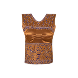 CHOLI-RUST/ORANGE PURPLE
