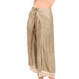 Lenu Trousers / Silk-Creamy Stripes