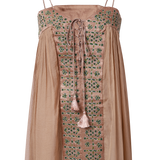 FLOR - TAUPE DEEP GREEN