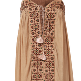FLOR - TAUPE EMERALD BLOOM