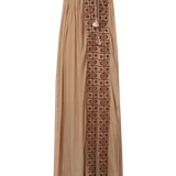 FLOR - TAUPE EMERALD BLOOM