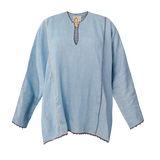 ANNAMIKA TOP LINEN / BLAVA