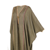 THEA SILK DRESS / Harvest Olive