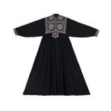 DELFINA WITH SINDHI EMBROIDERY - BLACK AND WHITE