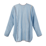 ANNAMIKA TOP LINEN / BLAVA