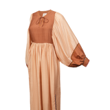 SERAFINA SILK/ Beige cognac