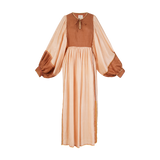 SERAFINA SILK/ Beige cognac
