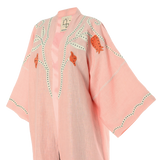 FREYJA LINEN ROBE / ROSA