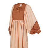 SERAFINA SILK/ Beige cognac