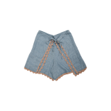 Elsa Shorts / Khadi Cottton - AZUL CIELO