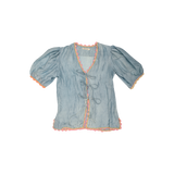 Agata Blouse / Silk- GENTLE BREEZE