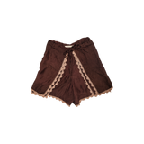 Elsa Shorts / Silk - ESPRESSO