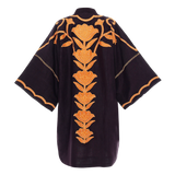 FREYJA LINEN ROBE / PLUM