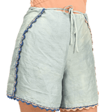 Elsa Shorts / Silk-Acqua