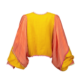 SERAFINA TOP SILK / HIBISCUS