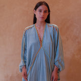 COSIMA DRESS / BLUE OPAL