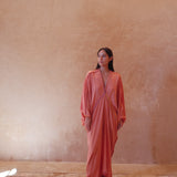 COSIMA DRESS / CORAL AURA