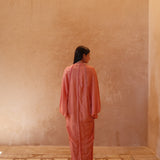 COSIMA DRESS / CORAL AURA