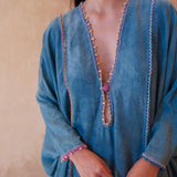 THEA DRESS / BLUE PEARL