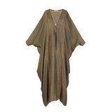 THEA SILK DRESS / Harvest Olive