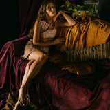 CHOLI-ROSE/GREEN AND RUST