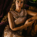 CHOLI-ROSE/GREEN AND RUST