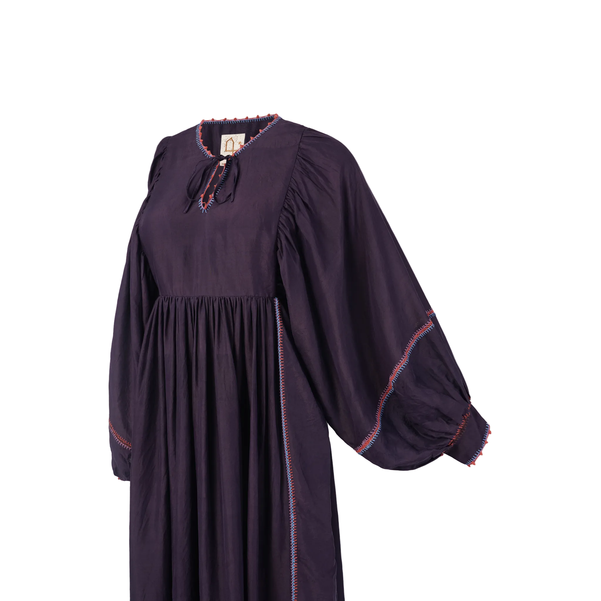 SERAFINA SILK/ PLUM