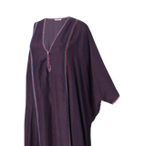 THEA DRESS / AUBERGINE