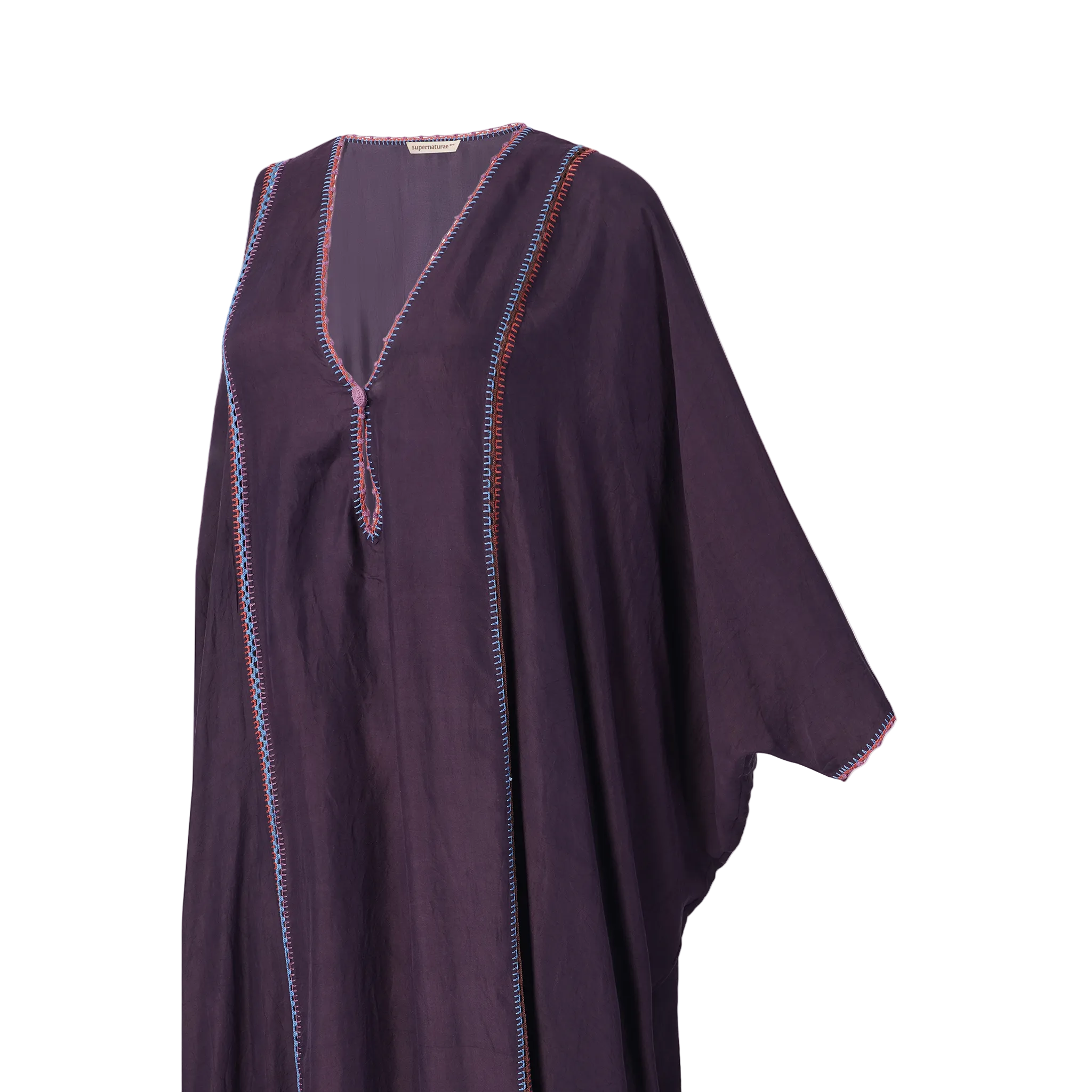 THEA DRESS / AUBERGINE
