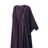THEA DRESS / AUBERGINE