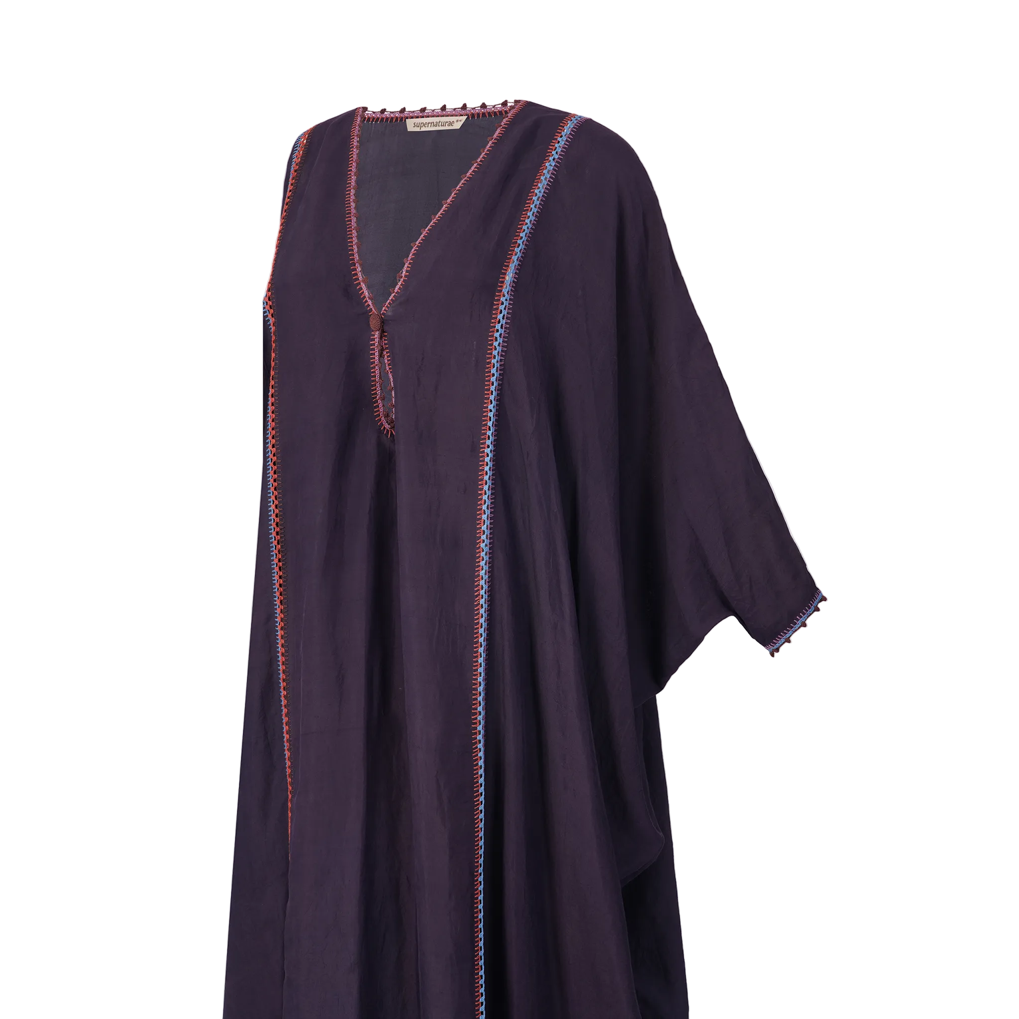 THEA DRESS / AUBERGINE