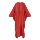 THEA DRESS / BURNT HIBISCUS