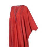 THEA DRESS / BURNT HIBISCUS